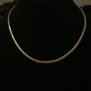 20in Gold Tone Omega Necklace